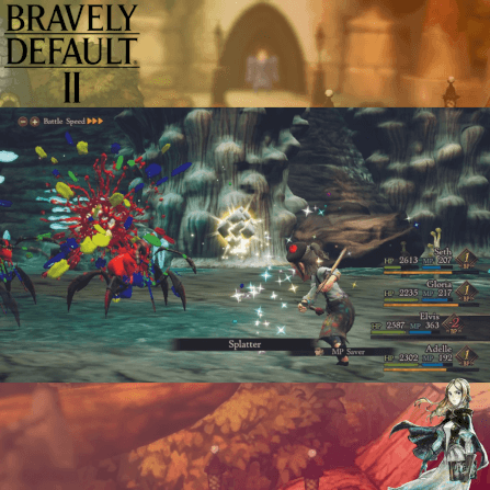 แผ่นเกม Nintendo Switch Bravely Default II Zone Asia / ภาษาอังกฤษ_4